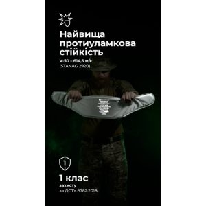 Балістичний пакет для РПС "Черсел" Слім S (1 клас | 490 г | НВМПЕ ✡ Ізраїль) ТМ Балістика
