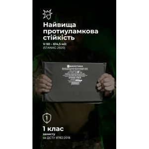 Балістичний пакет (1 клас | 20×30 см | 365 г | НВМПЕ ✡ Ізраїль) ТМ Балістика