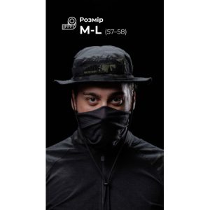 Панама тактична "Хьотр" M-L (57-58 | Чорний Мультикам) ТМ Балістика